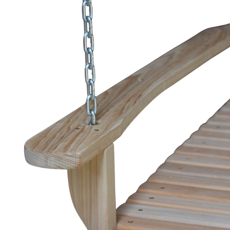 Bayou Beauty Cypress Roll Swing - Easy Breezy Porch Swings