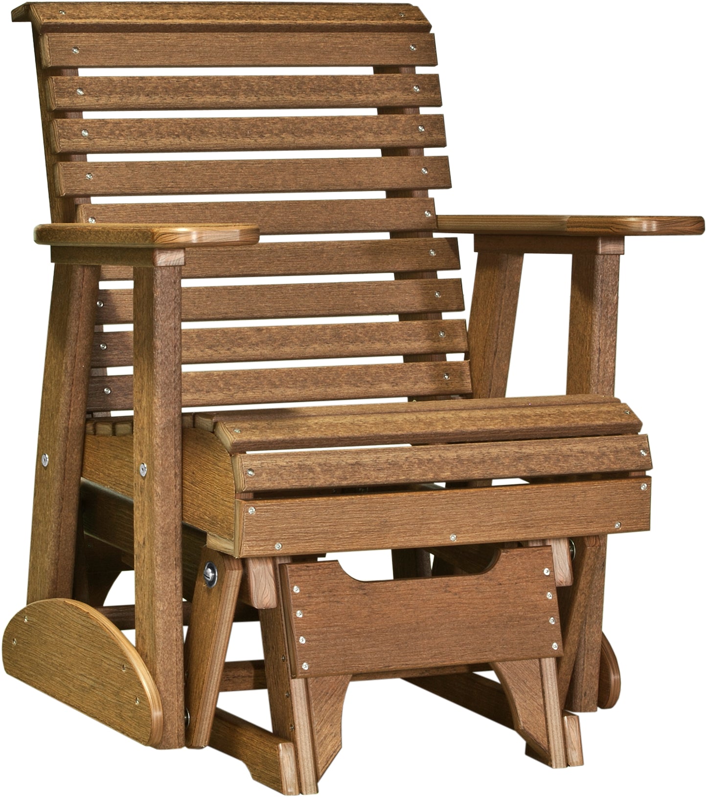 LuxCraft 2 Foot Plain Glider - Easy Breezy Porch Swings