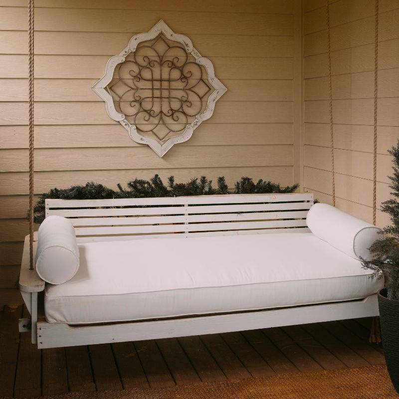 Twin-Size Swing Bed Cushion Package with Sunbrella Fabric - Easy Breezy Porch Swings