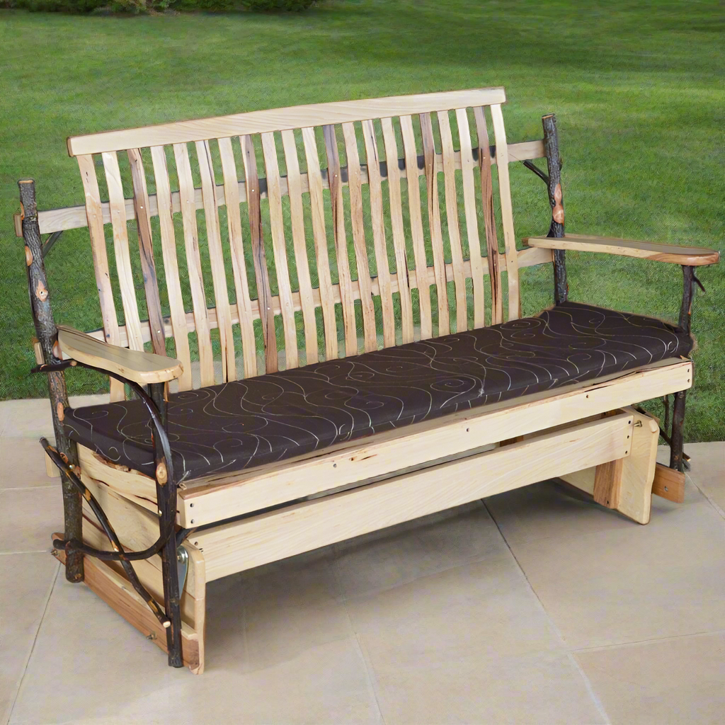 Hickory Porch Glider - Brown