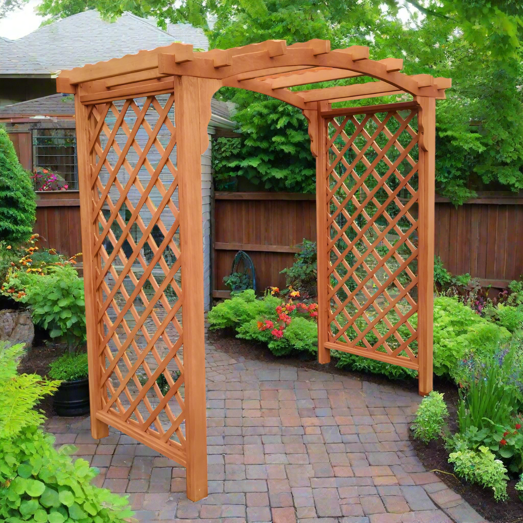 Jamesport Arbor - Cedar Stain