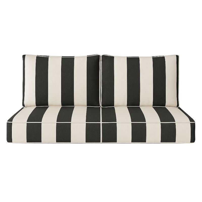 Sunbrella Swing Bed Mattress and Back Cushions - Cabana_Classic