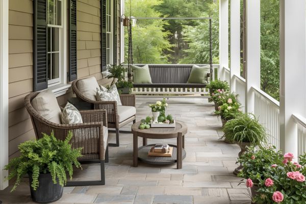 How to Create a Cozy Retreat with a Porch Swing and Hanging Bed Combo