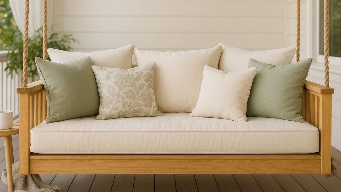 How to Shop for Outdoor Cushions for Your Swing Bed — What Really Matters