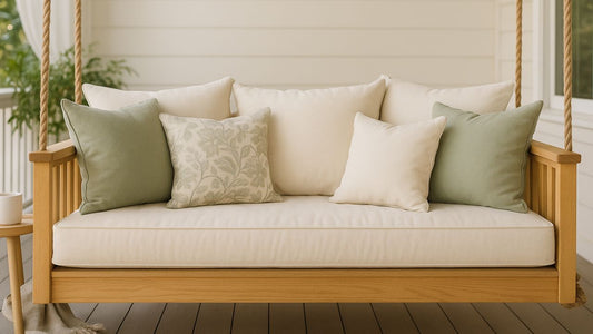 How to Shop for Outdoor Cushions for Your Swing Bed — What Really Matters