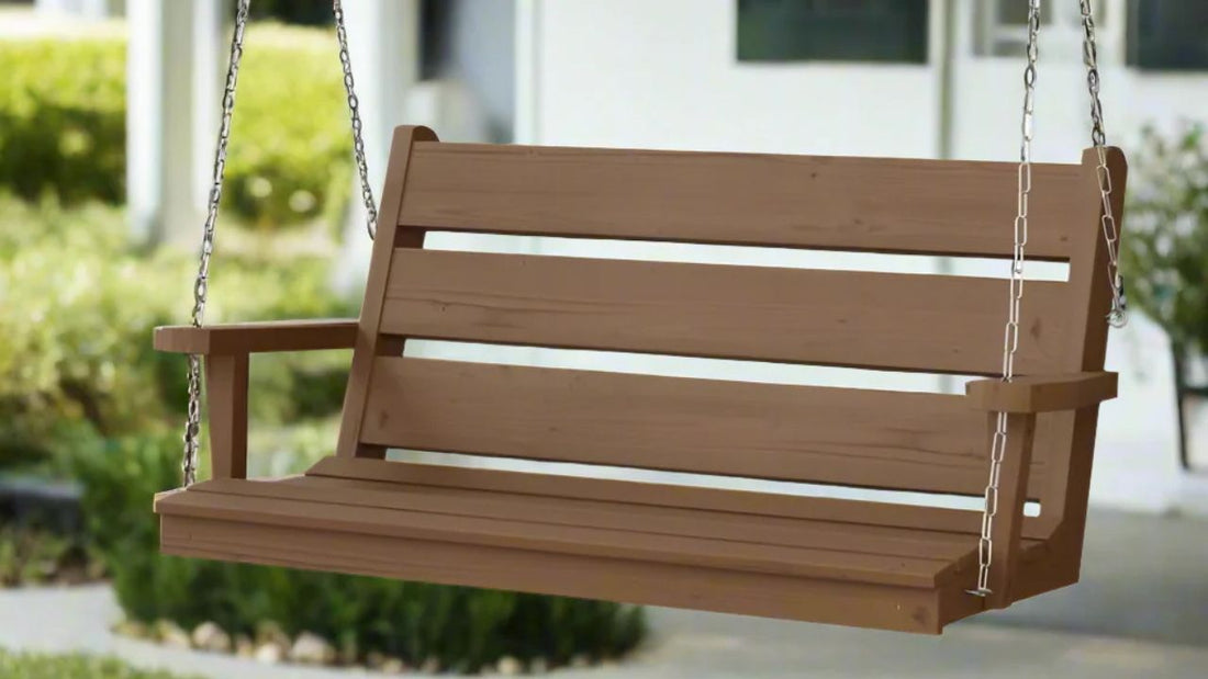 Meet Our New Porch Swings: The Wimberley & The Ellwood