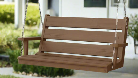 Meet Our New Porch Swings: The Wimberley & The Ellwood