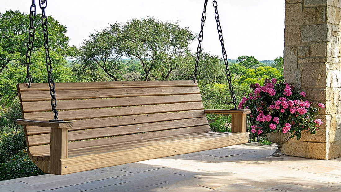 Yellow Pine vs. Western Red Cedar: Which is the Best Choice for Your Porch Swing or Swing Bed?