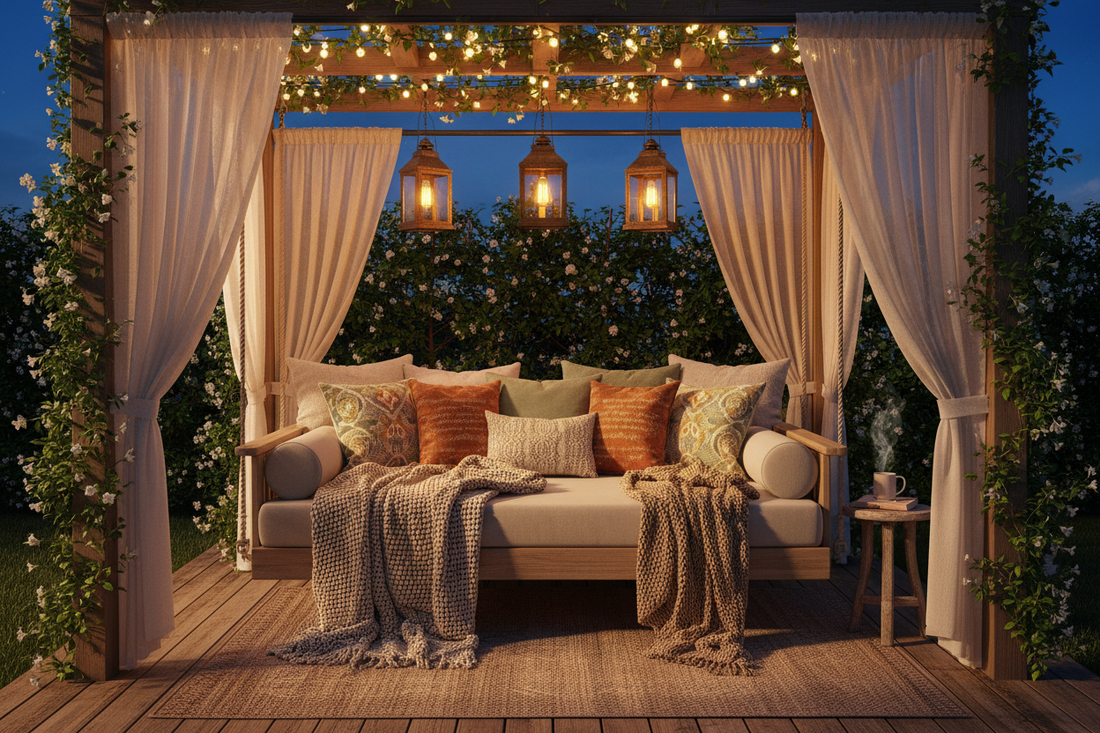 How to Create the Ultimate Relaxation Zone with a Porch Swing Bed
