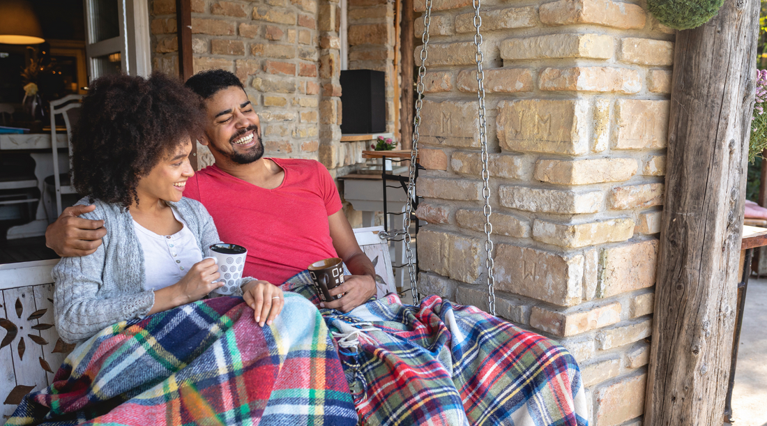 Fun Games and Card Games for Two People on a Porch Swing