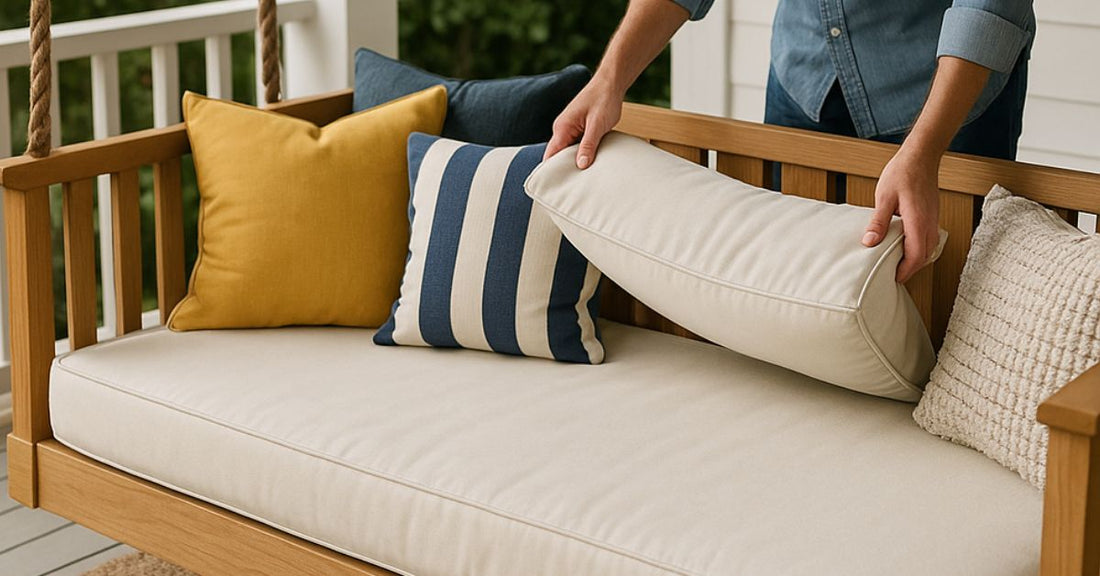 Replacing Outdoor Swing Bed Cushions: When and How to Do It