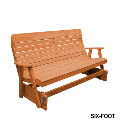 Highback Pressure Treated Porch Glider by A&L Furniture Co.