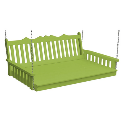 Poly Royal English Swing Bed by A&L Furniture Co.