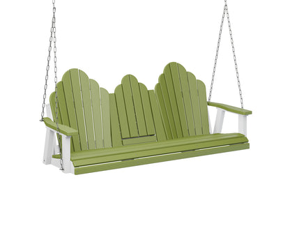 Cozi-Back Three Seat Swing with Console by Berlin Gardens