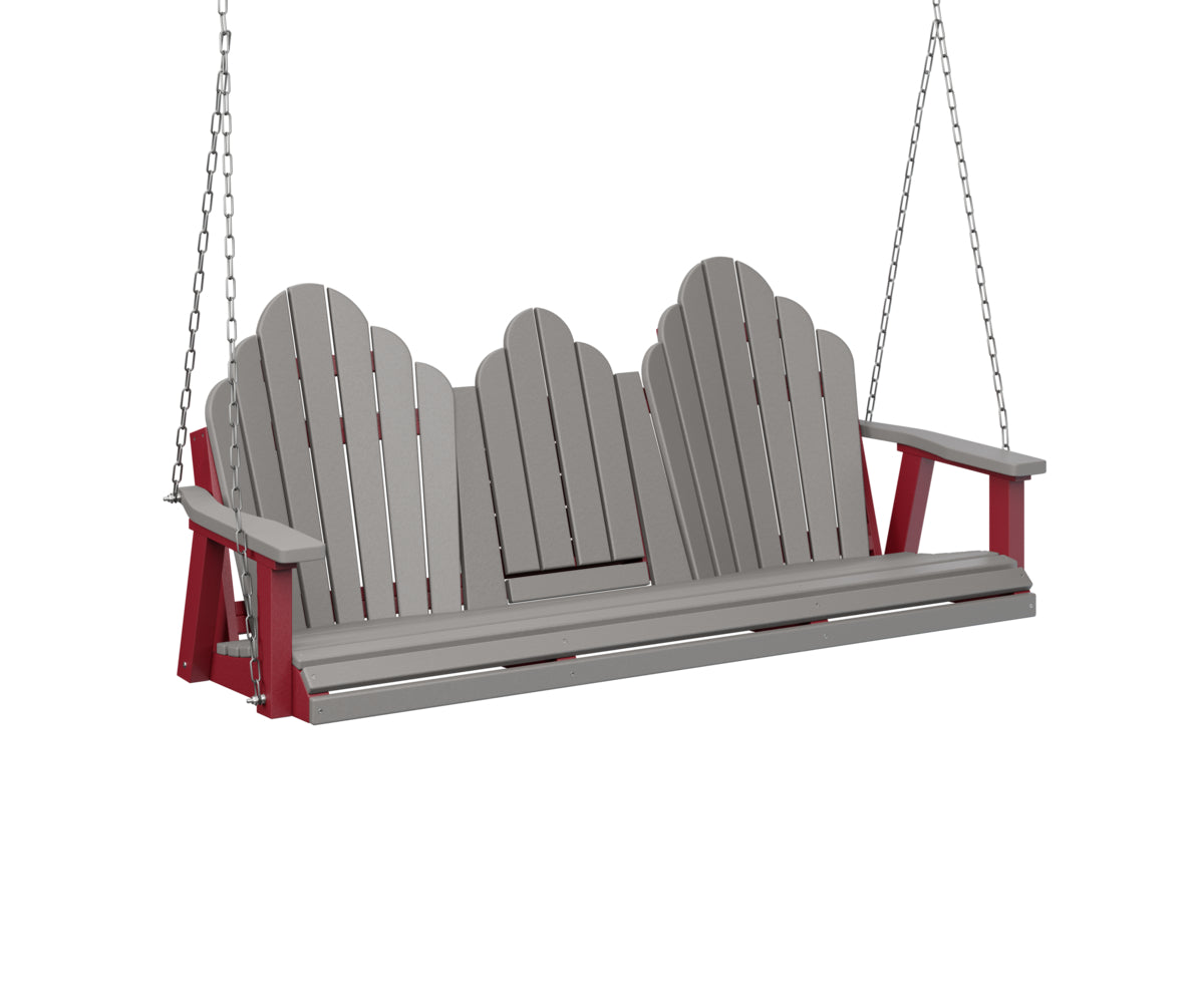 Cozi-Back Three Seat Swing with Console by Berlin Gardens