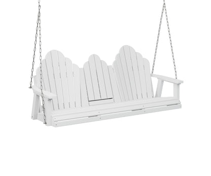 Cozi-Back Three Seat Swing with Console by Berlin Gardens