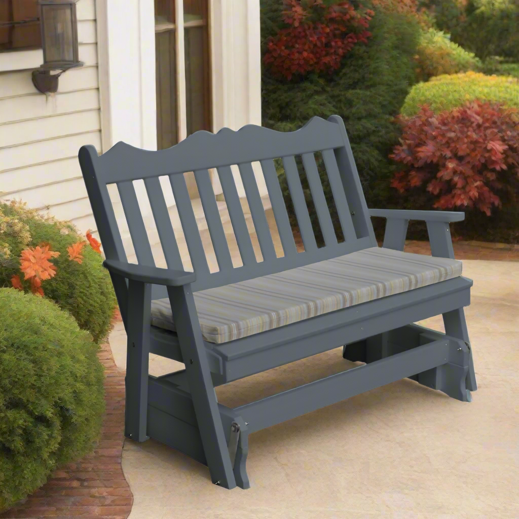 Poly Royal English Gliding Chair - Easy Breezy Porch Swings