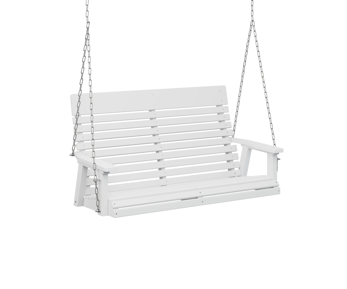 Casual-Back Double Swing - Easy Breezy Porch Swings