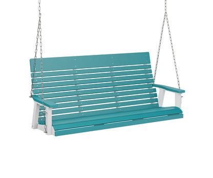 Casual-Back Three Seat Swing - Easy Breezy Porch Swings