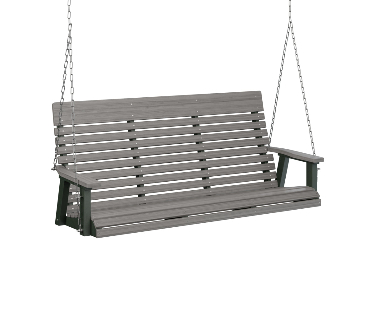 Casual-Back Three Seat Swing - Easy Breezy Porch Swings