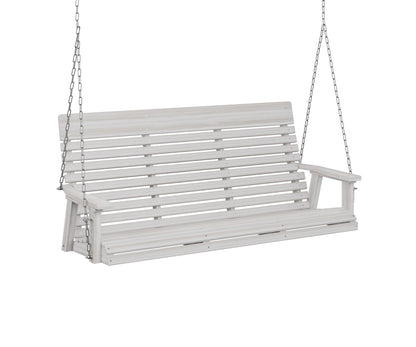 Casual-Back Three Seat Swing - Easy Breezy Porch Swings