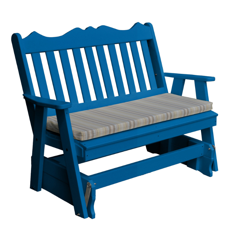 Poly Royal English Gliding Chair - Easy Breezy Porch Swings