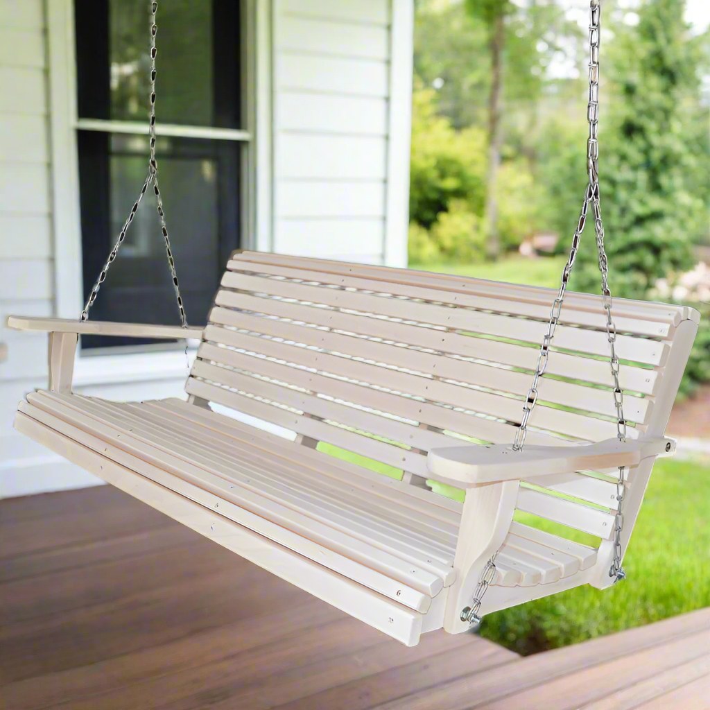 Cypress Roll Swing - Easy Breezy Porch Swings