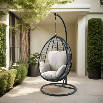 Black Simona Hanging Chair