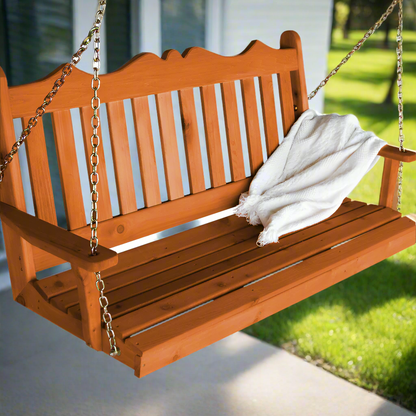 Solid Cedar Porch Swing