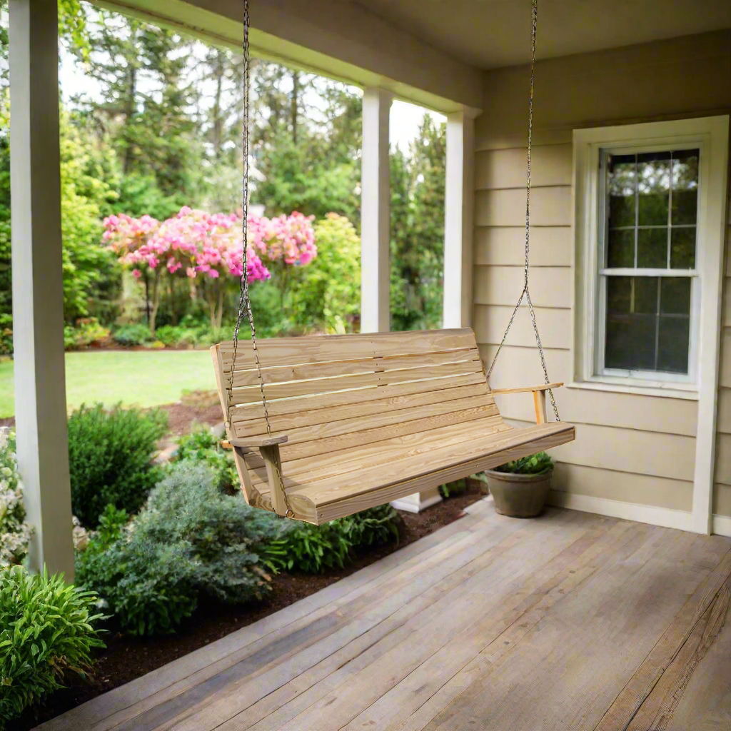 The Ashby Porch Swing - Easy Breezy Porch Swings