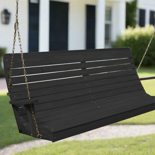 Black Ashby Porch Swing (Pine)