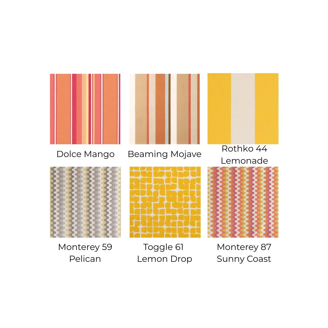 Sunbrella Fabric Samples - Easy Breezy Porch Swings