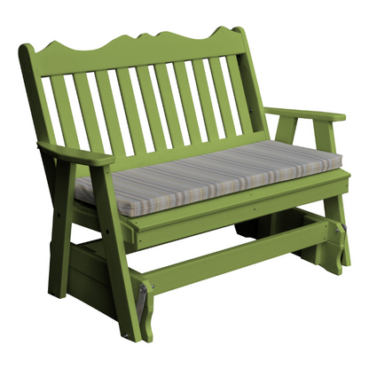 Poly Royal English Gliding Chair - Easy Breezy Porch Swings