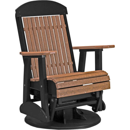 2SCPGAMB2_SwivelClassicPolyGlider_AntiqueMahogany_Black_