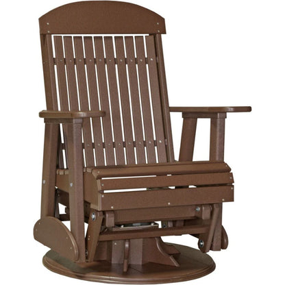 2SCPGCBR2_SwivelClassicPolyGlider_ChestnutBrown