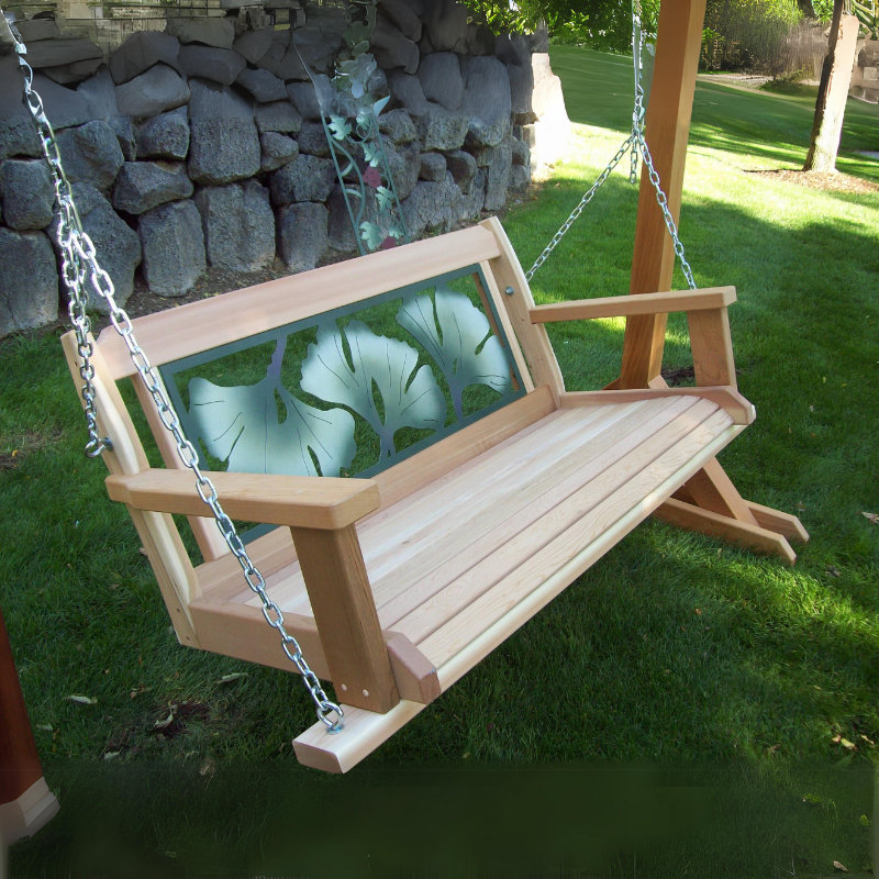 Gingko Leaf Porch Swing