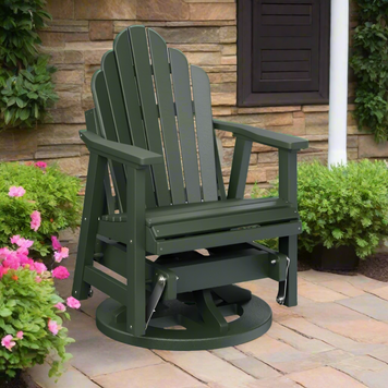 Cozi Back Swivel Glider - Easy Breezy Porch Swings