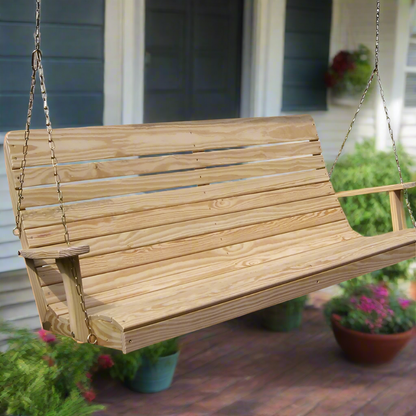 Black Ashby Porch Swing (Pine)