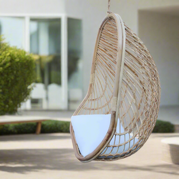 Nest Outdoor Hanging Chair (cushion included) - Easy Breezy Porch Swings