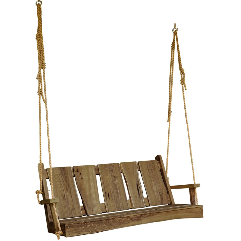 Timberland  Swing with Rope - Easy Breezy Porch Swings