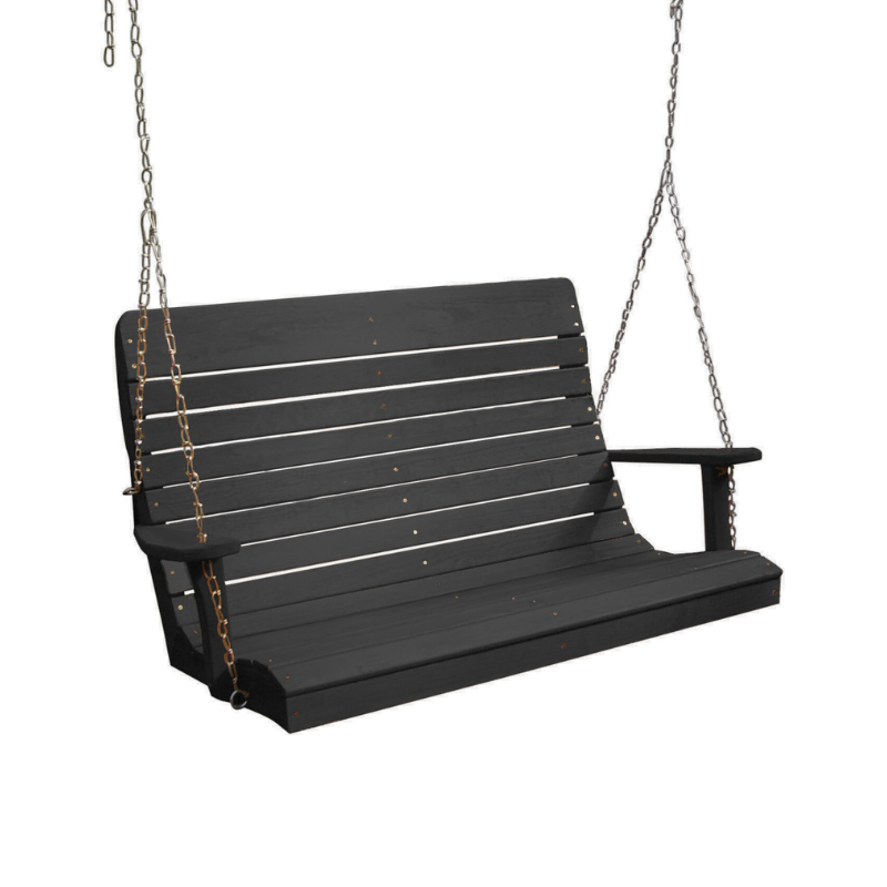 Black Ashby Porch Swing (Pine)