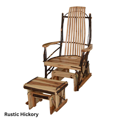 Hickory Glider Rocker by A&L Furniture Co.