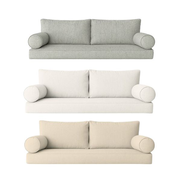 All-Inclusive Fanback Swing Bed Package with Sunbrella Cushions Included - Easy Breezy Porch Swings