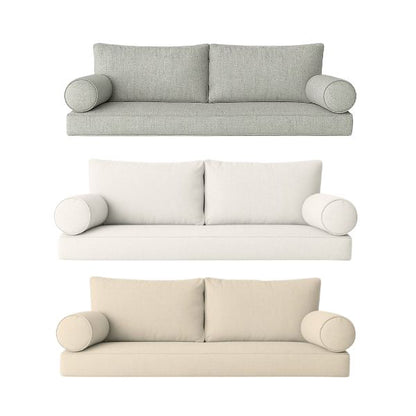 All-Inclusive Fanback Swing Bed Package with Sunbrella Cushions Included - Easy Breezy Porch Swings