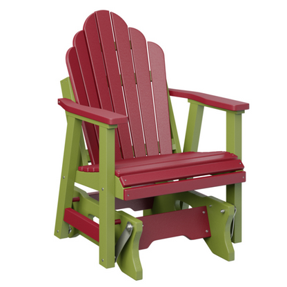 2ft. Cozi Back Single Glider by Berlin Gardens - Scarlet Red + Kiwi Green