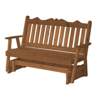 Royal English Red Cedar Porch Glider - Easy Breezy Porch Swings