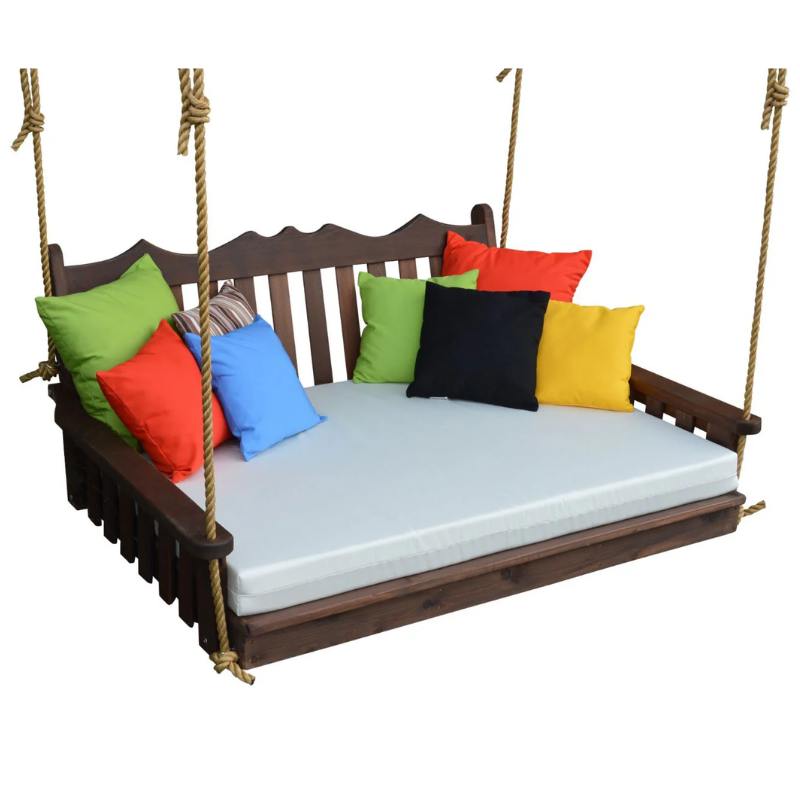 75" Twin Mattress Royal English Garden Swing Bed by A&L Furniture Co.