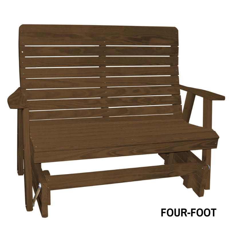 Highback Pressure Treated Porch Glider by A&L Furniture Co.