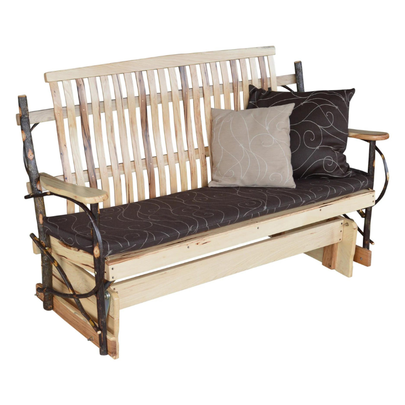 Hickory Porch Glider - Easy Breezy Porch Swings