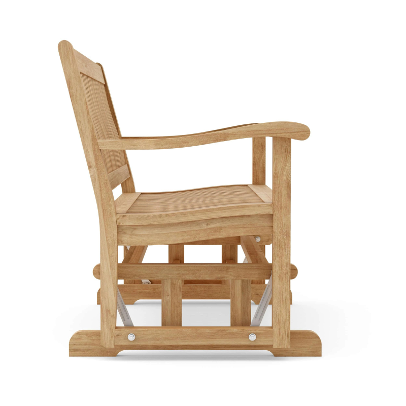 Del-Amo Teak Glider - Easy Breezy Porch Swings